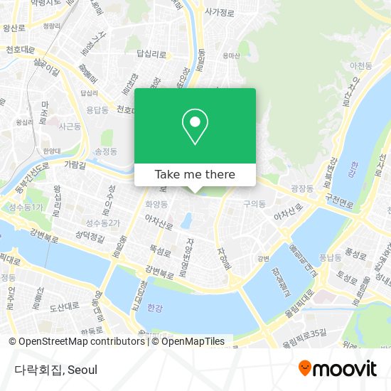 다락회집 map