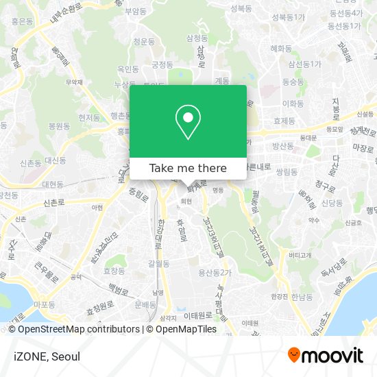 iZONE map