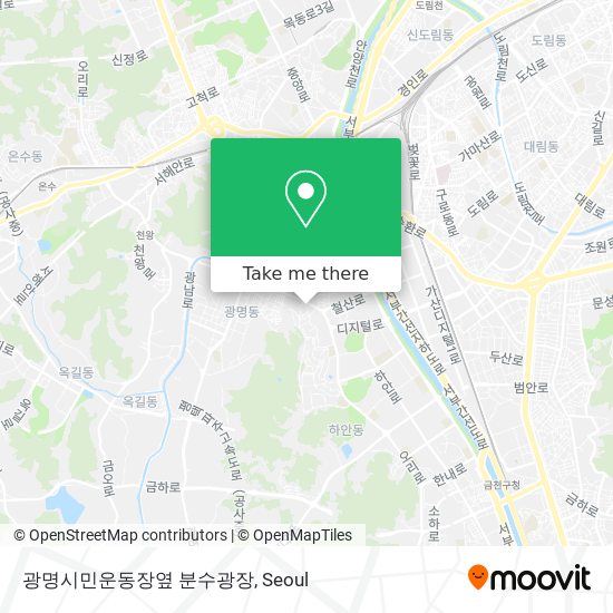 광명시민운동장옆 분수광장 map