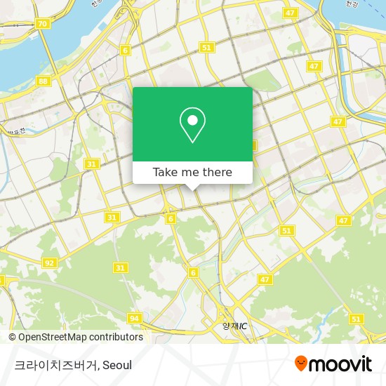 크라이치즈버거 map