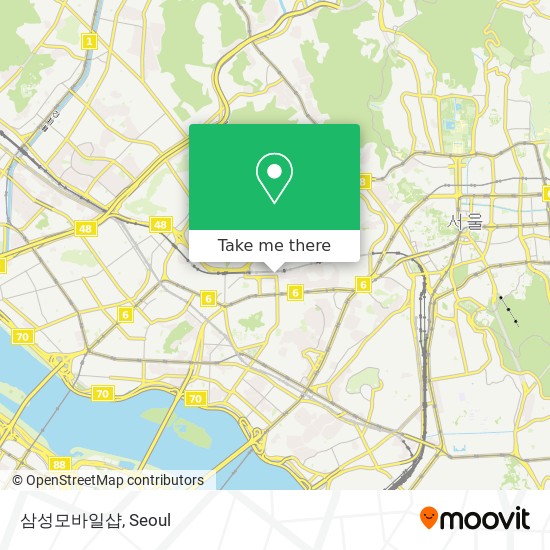 삼성모바일샵 map