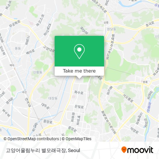 고양어울림누리 별모래극장 map