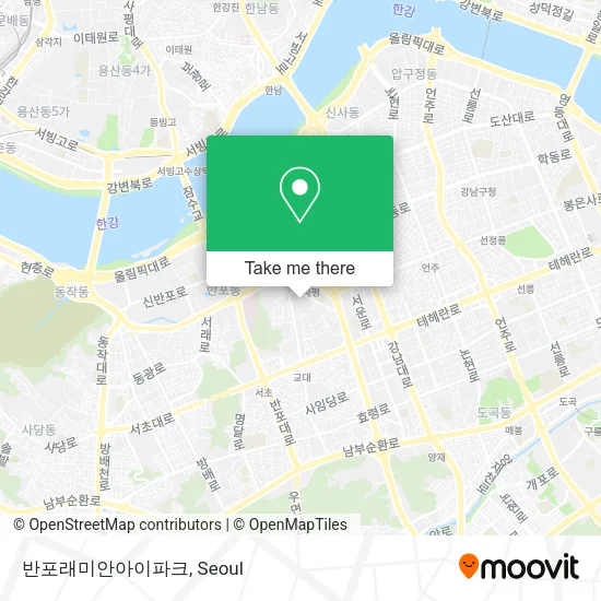 반포래미안아이파크 map