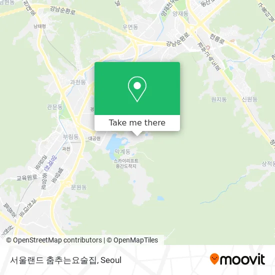 서울랜드 춤추는요술집 map