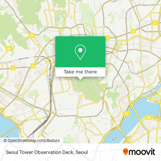 Seoul Tower Observation Deck map