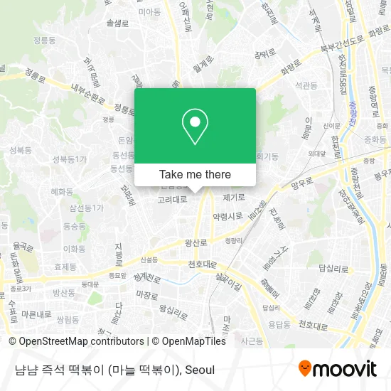 냠냠 즉석 떡볶이 (마늘 떡볶이) map