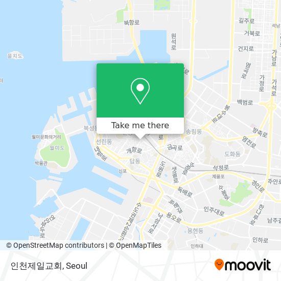 인천제일교회 map