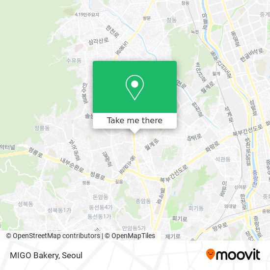 MIGO Bakery map