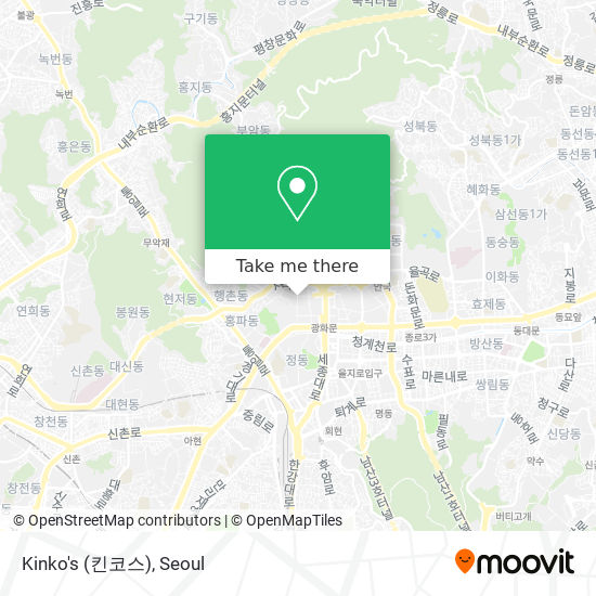 Kinko's (킨코스) map