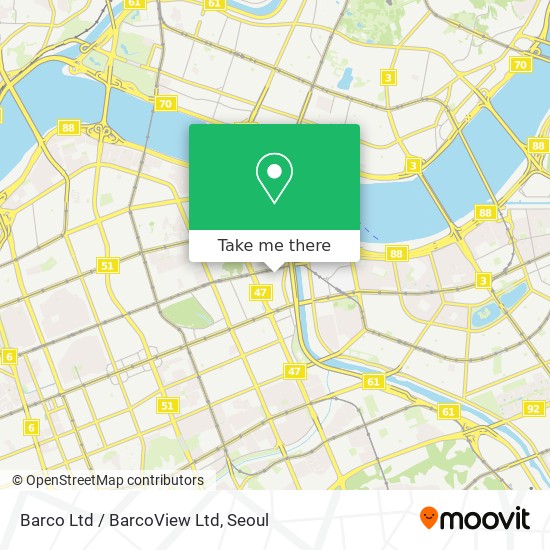 Barco Ltd / BarcoView Ltd map