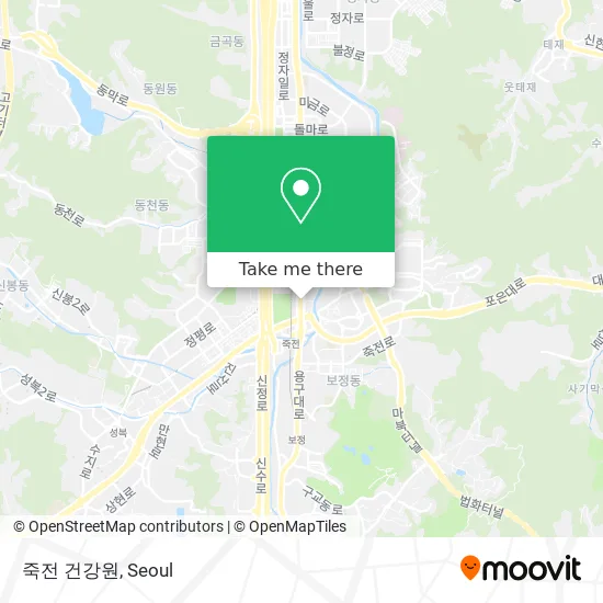 죽전 건강원 map