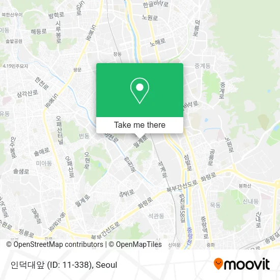 인덕대앞 (ID: 11-338) map
