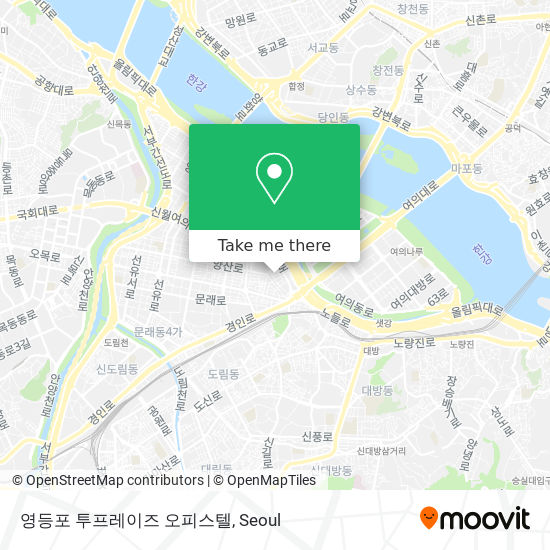 영등포 투프레이즈 오피스텔 map