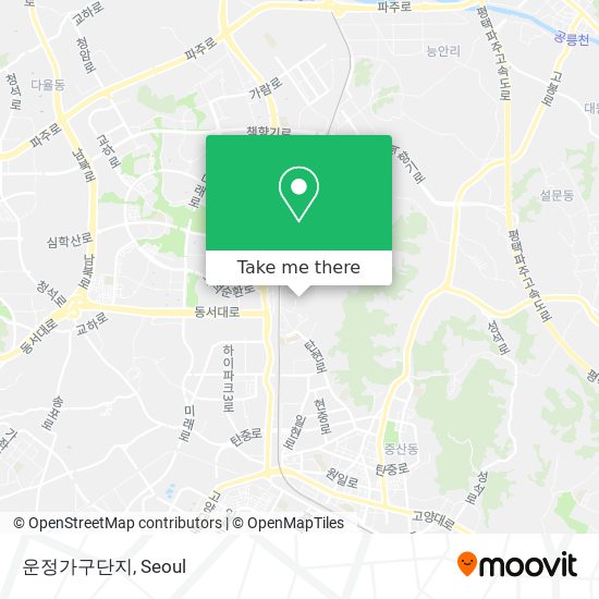 운정가구단지 map