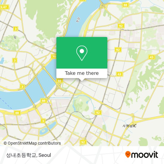 성내초등학교 map