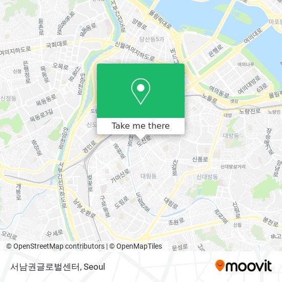 서남권글로벌센터 map