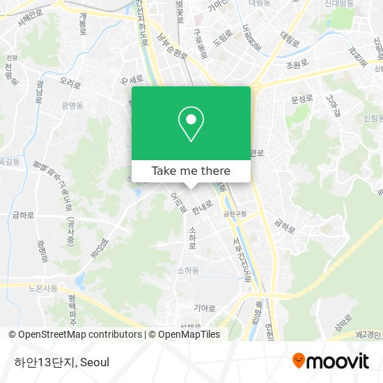 하안13단지 map