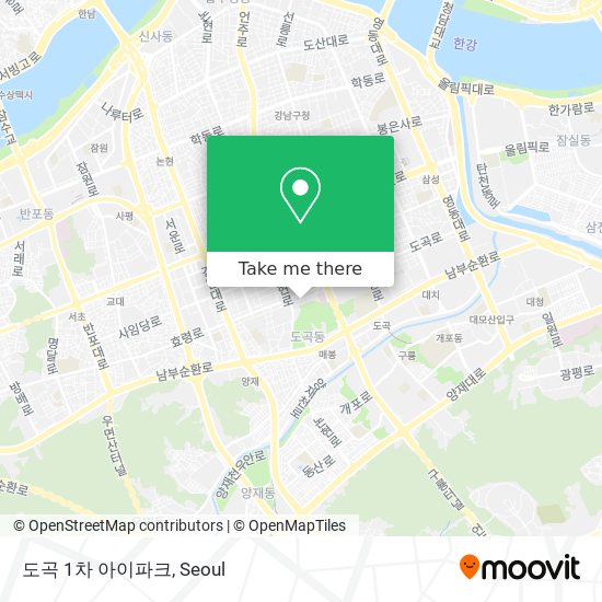 도곡 1차 아이파크 map