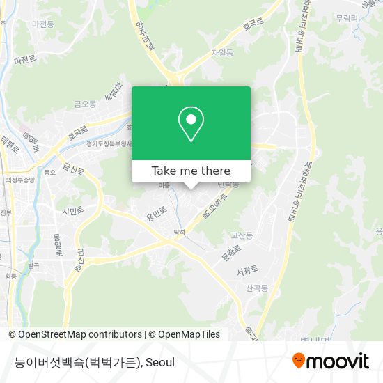 능이버섯백숙(벅벅가든) map