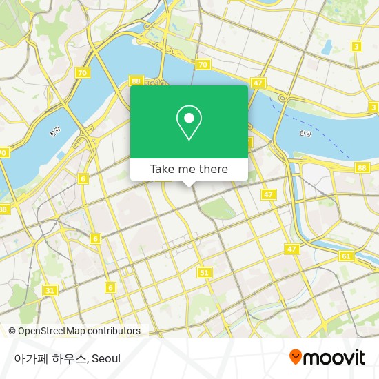 아가페 하우스 map