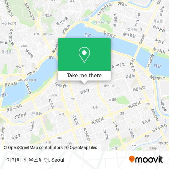 아가페 하우스웨딩 map