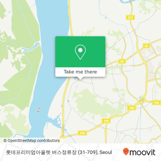 롯데프리미엄아울렛 버스정류장 (31-709) map