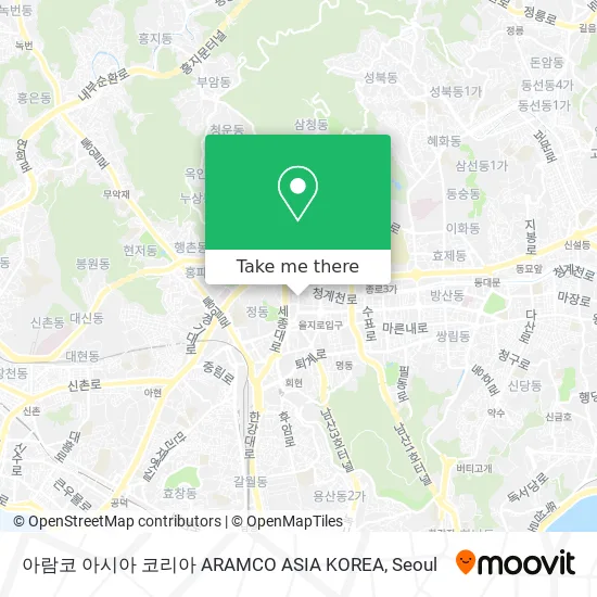 아람코 아시아 코리아 ARAMCO ASIA KOREA map