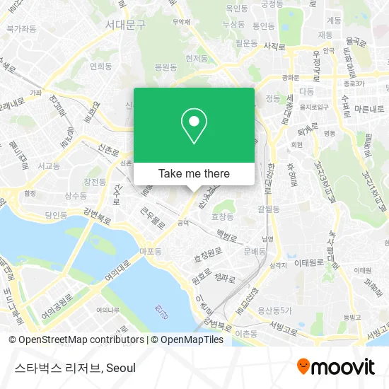스타벅스 리저브 map