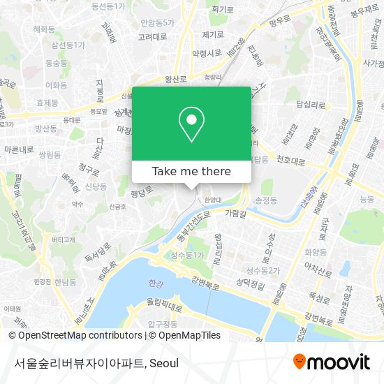 서울숲리버뷰자이아파트 map