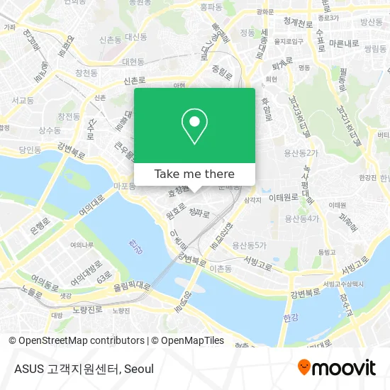 ASUS 고객지원센터 map