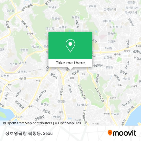 장호왕곱창 북창동 map