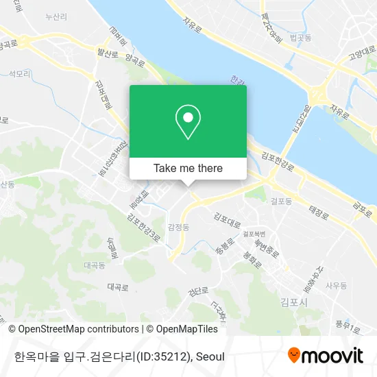 한옥마을 입구.검은다리(ID:35212) map