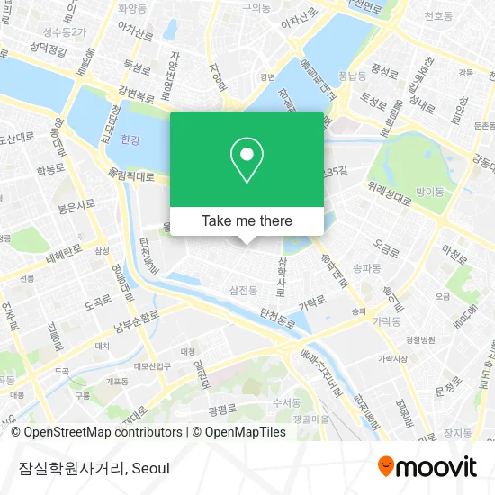 잠실학원사거리 map