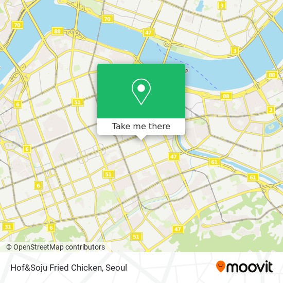 Hof&Soju Fried Chicken map