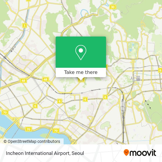 Incheon International Airport map