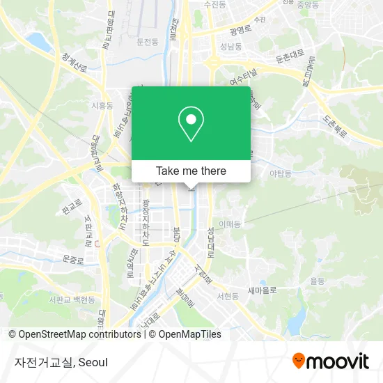 자전거교실 map