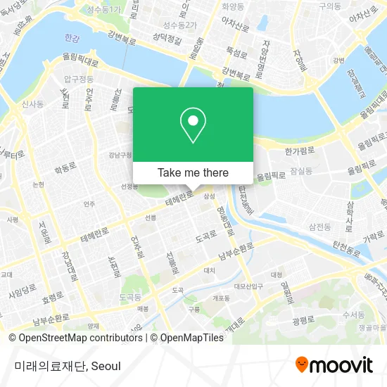 미래의료재단 map
