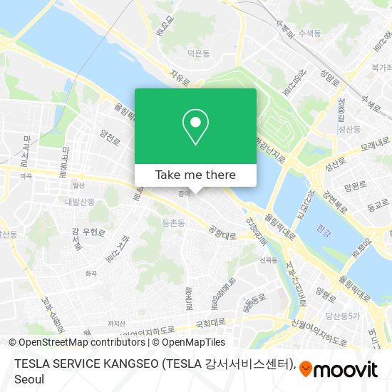 TESLA SERVICE KANGSEO (TESLA 강서서비스센터) map