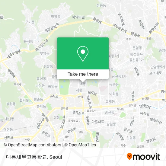 대동세무고등학교 map