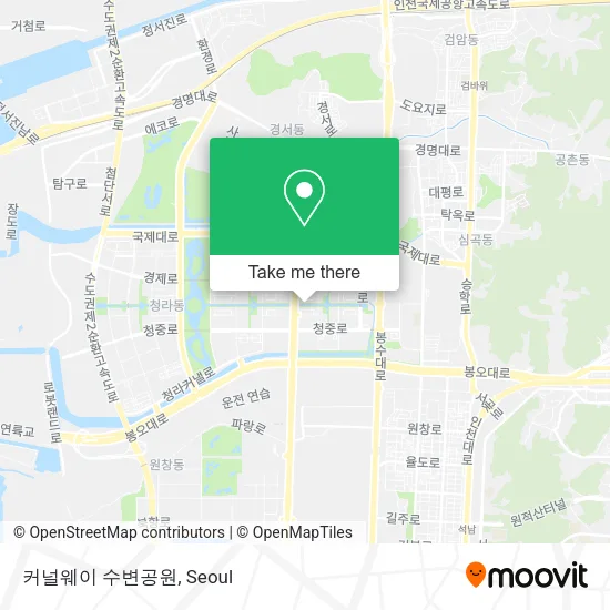 커널웨이 수변공원 map