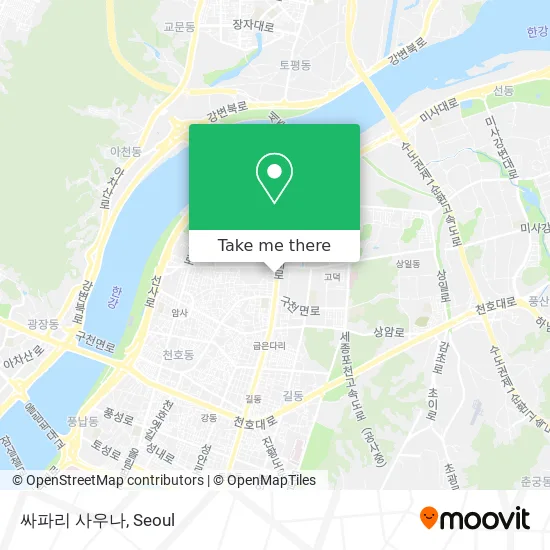 싸파리 사우나 map