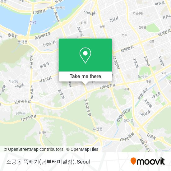 소공동 뚝배기(남부터미널점) map