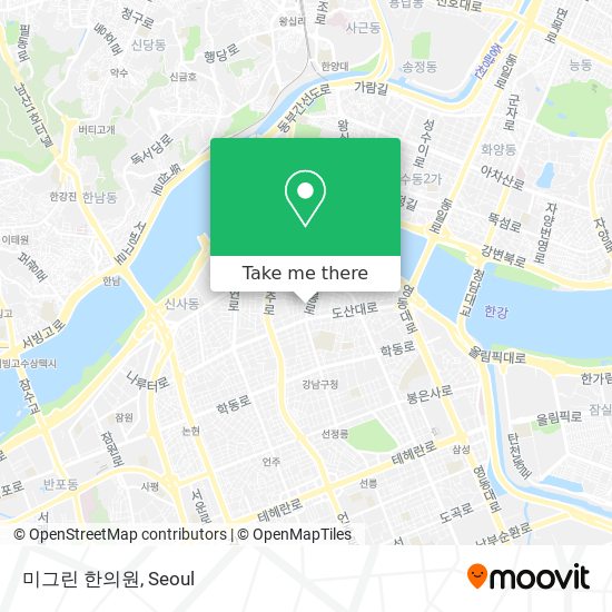 미그린 한의원 map