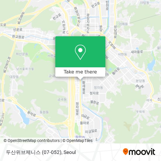 두산위브제니스 (07-052) map