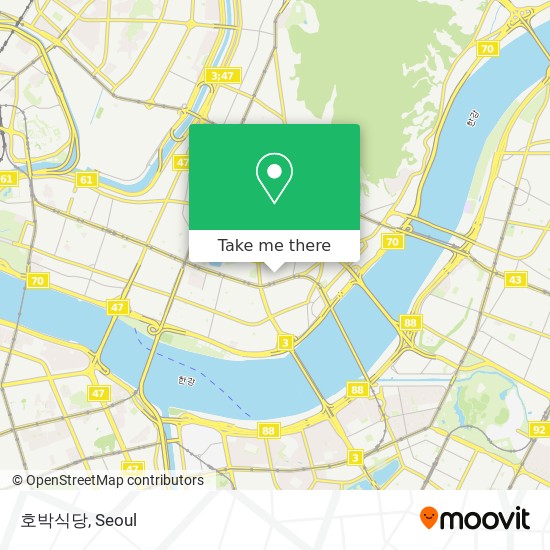 호박식당 map