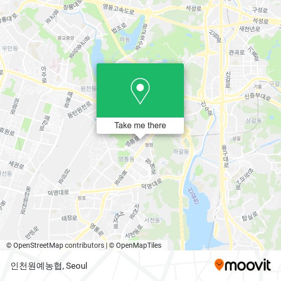 인천원예농협 map