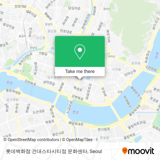 롯데백화점 건대스타시티점 문화센타 map