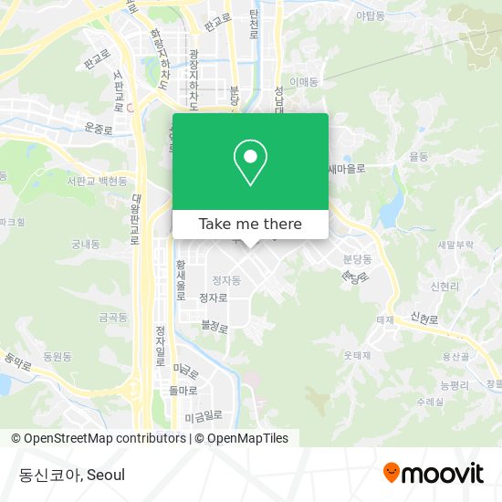 동신코아 map