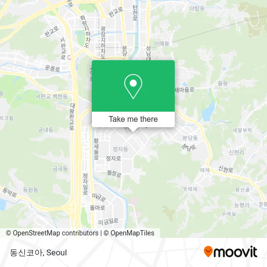 동신코아 map