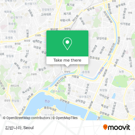 김밥나라 map